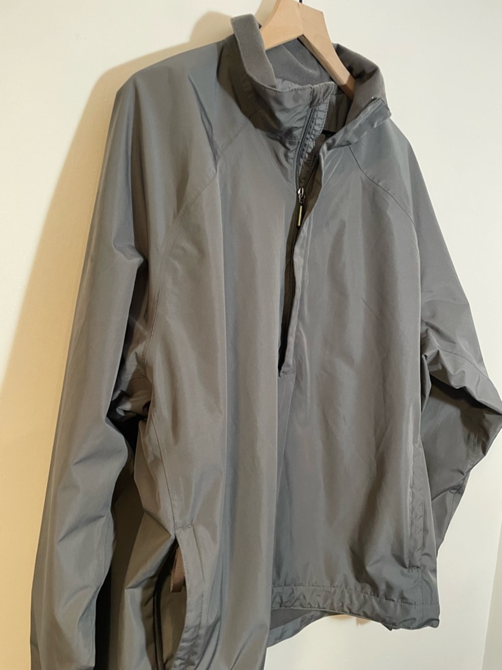 Walter Hagen Gray Golf Windbreaker 1/2 Zip Pullover Jacket Mens Size Large - Picture 4 of 16
